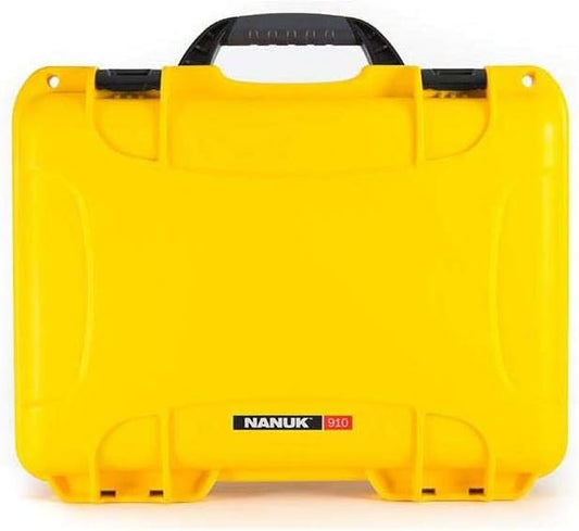 Nanuk 910 Waterproof Hard Case with Foam Insert - Yellow