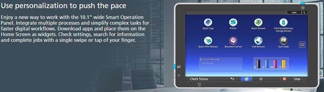Ricoh Aficio MP C3004 Color Laser Multifunction Copier - A3/A4, 30ppm, Copy, Fax, Print, Scan, Auto Duplex, Network, WIFI, 4 Trays, Stand, Comes with Pre-installed PostScript 3 Supplement (Renewed)
