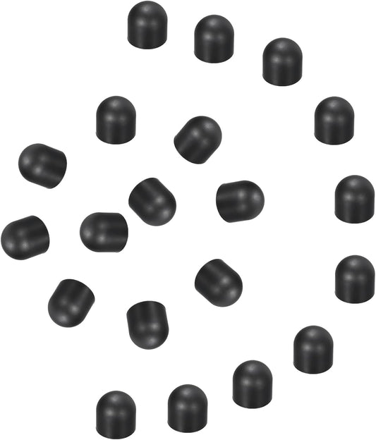MECCANIXITY 40Pcs Replacement Stylus Pen Tips 10mm Conductive Capacitive Touch Screen Pens Tips Silicone Rubber, Black