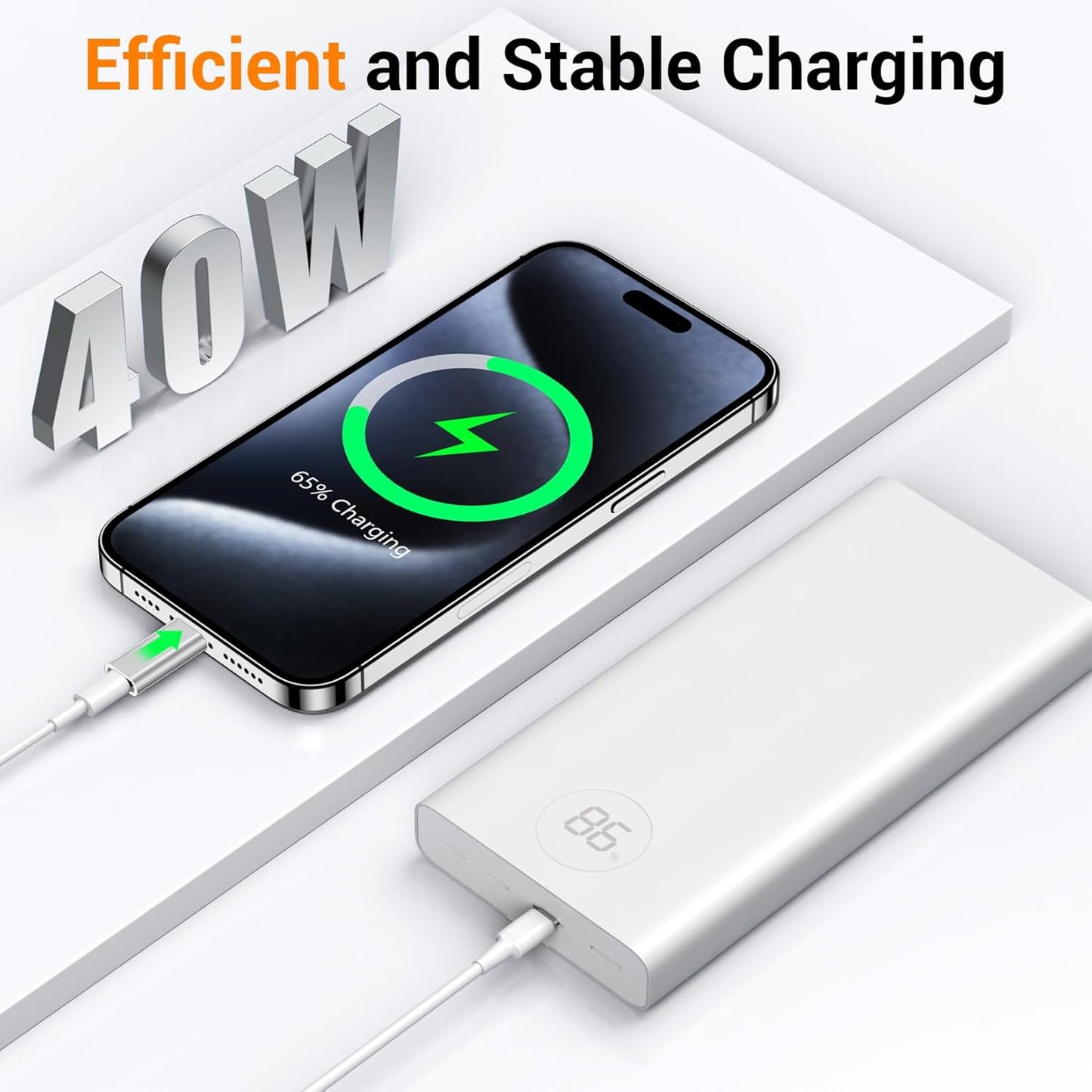 Temdan 4 Pack Lightning to USB C Adapter for iPhone 15/16 Pro/Pro Max/Plus, Samsung S24, Serial Adapter, Type C Charger Connector Cable, Accessories - Silver