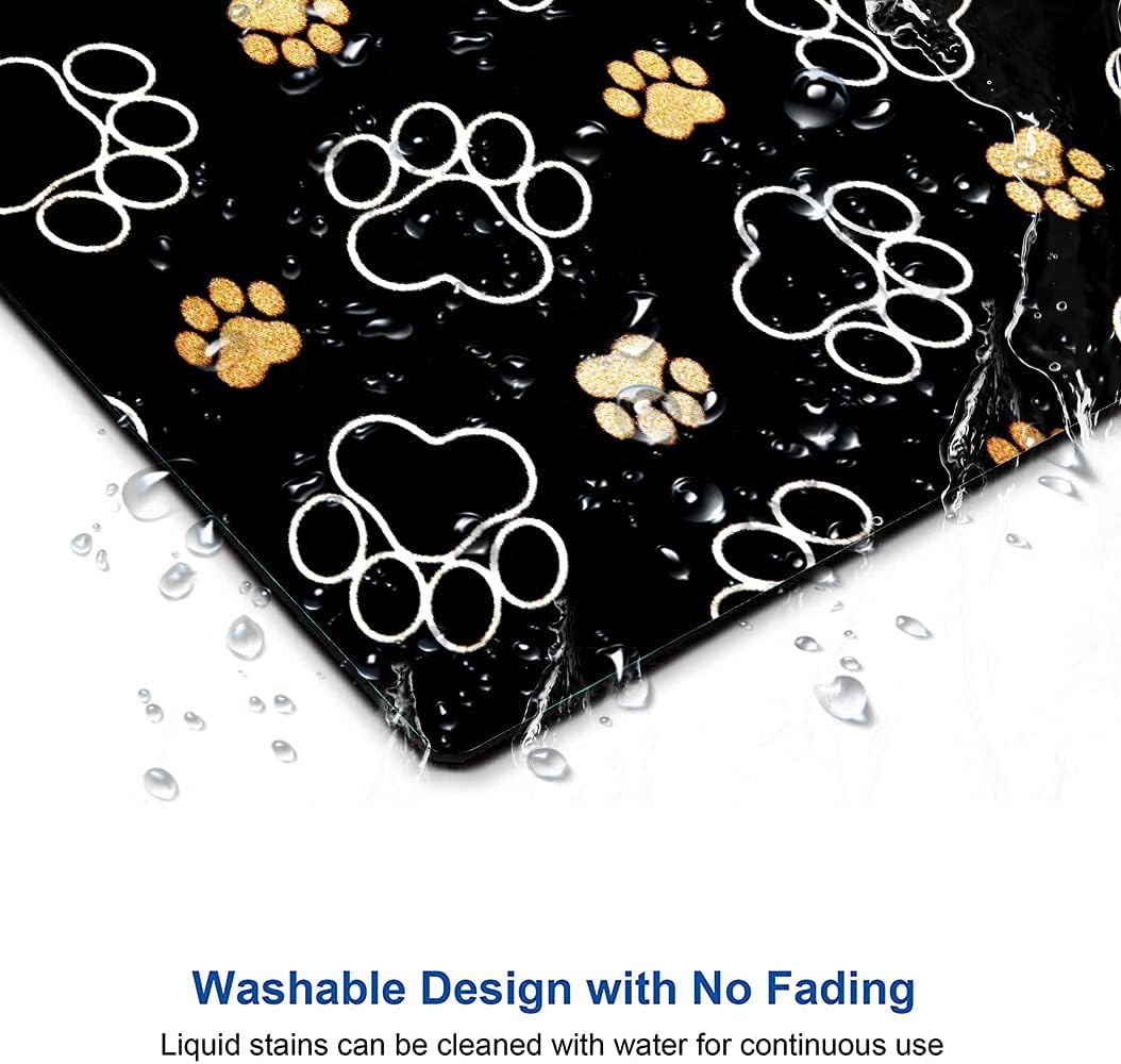 Hokafenle Mouse Pad, Cute Dog Paw Mouse Pad Design, Mouse Mat Square Waterproof Mousepad Non-Slip Rubber Base Computer Mouse Pads for Office Home Laptop