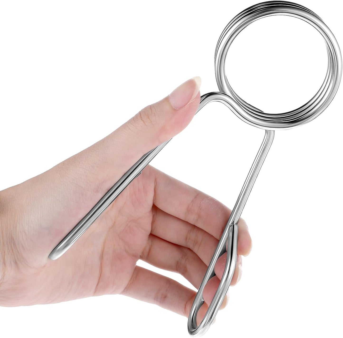 4 Pieces 2 Inch Dumbbell Spring Collars Barbell Clamps Locking Collars Clips for Weightlifting Exercise Fitness Training Supplies