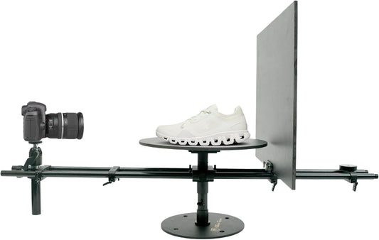 Glide Gear REVO 50 360° Rotating Camera Platform Rig, Adjustable Arm for DSLR or Smartphone, Aluminum Build, Supports Up to 40lbs