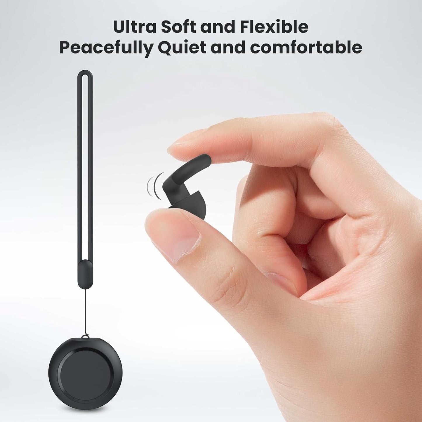 Earplugs for Sleeping & Noise Reduction - Soft Silicone Earplugs with 7 Pairs Ear Tips & One Connection Cord, Hearing Protection for Sleeping, Concerts, Work & Sound Reduction 25dB-30db