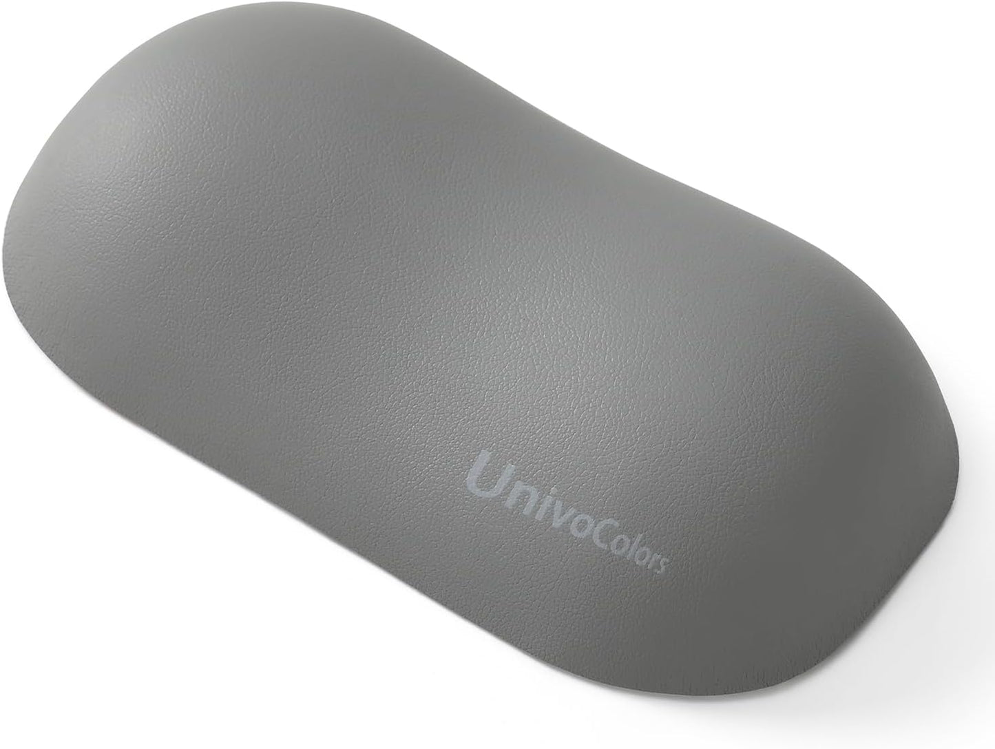 UnivoColors Design-Wave Wrist Rest, Artificial Sheepskin+Memory Foam+Ergonomic+Anti-Slip Gel, Resilience Support During Work and Gaming,Mouse Accessory,Grey