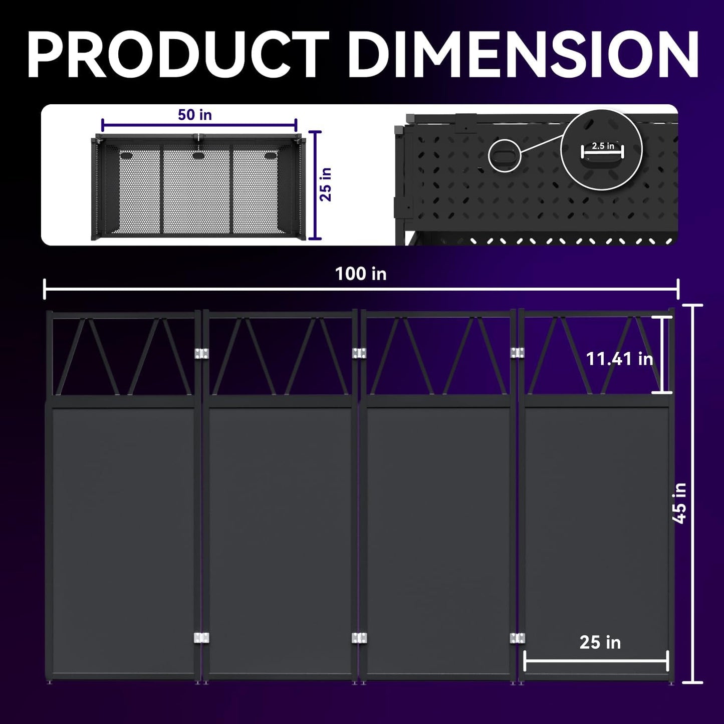 DJ Table Stand Portable booth, Foldable DJ Stand Booth, Heavy-Duty Adjustable Height DJ Facade Booth, Easy to Assemble, Stylish, Convenient to Store and Transpor