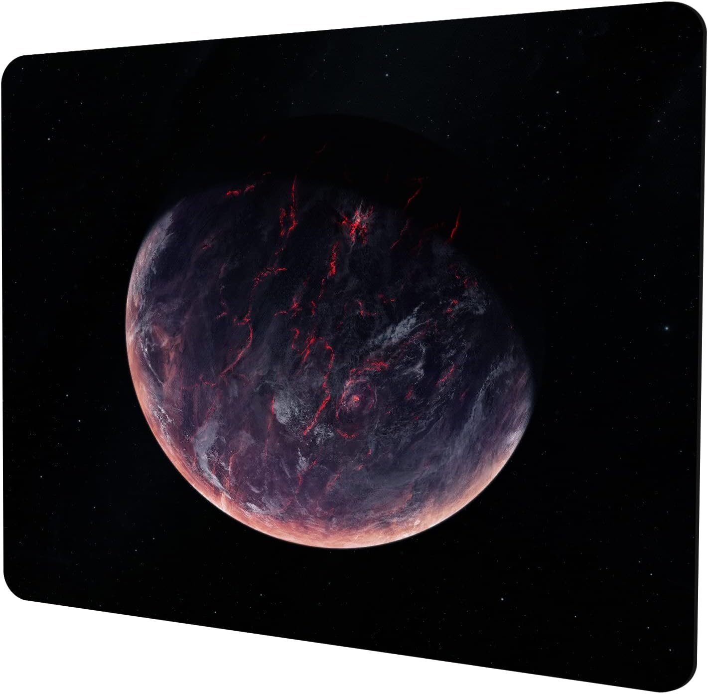 Sci-fi Galaxy Planet Mouse Pad Personalized Design Laptop Computer Non-Slip Rubber Mousepad 9.5x7.9 Inch