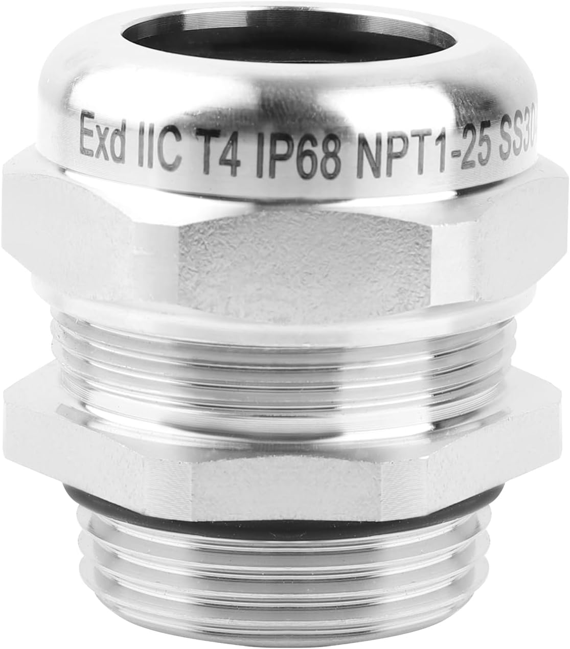 NPT 1" Stainless Steel Waterproof Cable Gland IP68 Waterproof Cable Gland Adjustable 18-25mm Cable Gland Protectors