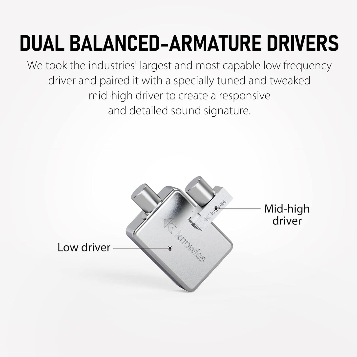 Xvive U4T9 Wireless in-Ear Monitor System, U4 in-Ear Monitor System, T9 IEM Dual Knowles BA Drivers for Studio, Band Rehearsal,Live Performance(U4T9)