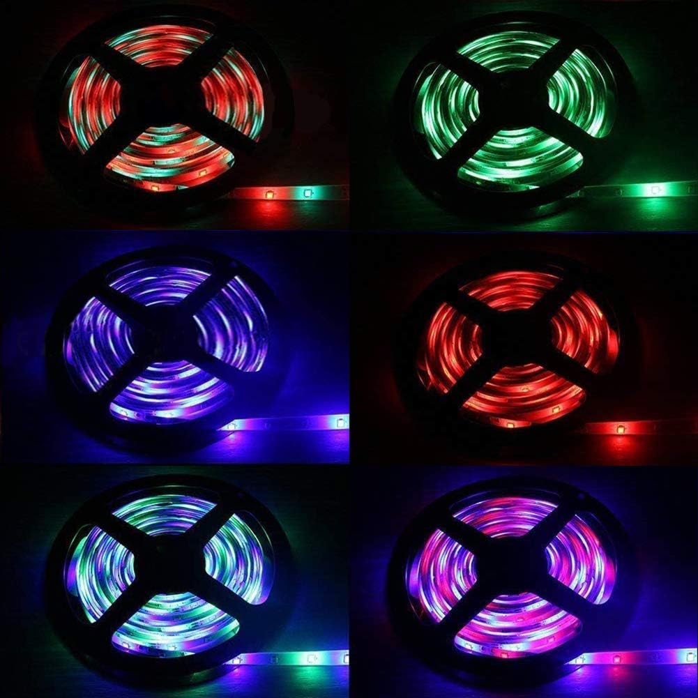 Yiliaw 44 Keys IR Remote Controller Kit - Includes Wireless Rectifier Control Box and DC 12V 3A Power Supply Adapter - Replacement Control for SMD 5050 3528 2835 RGB LED Strip Lights