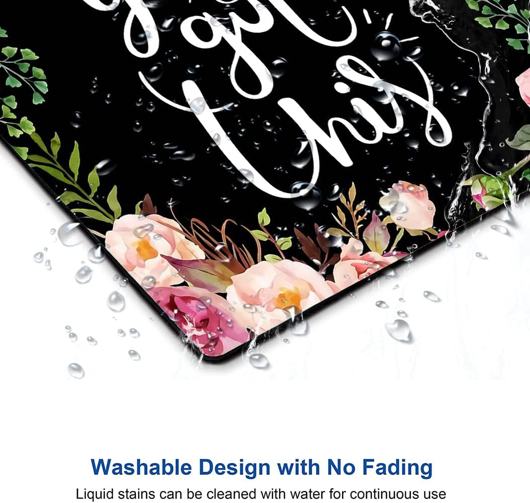 Mouse Pad, Premium-Textured Mouse Mat, Non-Slip Rubber Base Mousepad for Laptop, Computer & PC,9.5×7.9 in,Inspirational Quote You Got This