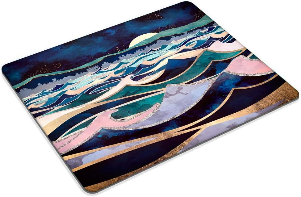 Moonlit Ocean Mouse pad Customized Mousepad Non-Slip Rubber Base Mouse Pads for Computers Laptop Office Desk Accessories Mouse pad