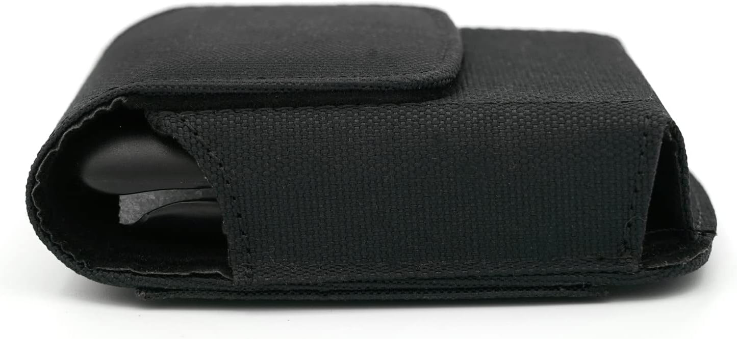 BECPLT for Galaxy Z Flip7 FE 7 6 5 4 3 Nylon Cell Phone Pouch Holster Case with Belt Clip Cover for Samsung Galaxy Z Flip 5G Motorola Razr 40 Ultra Motorola Razr 2022 2019