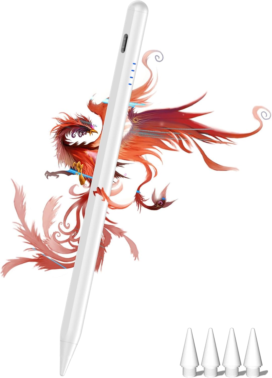 Stylus Pen for iPad 9th&10th, Fast Charge for ipad Pencil with Palm Rejection, Active Pen Compatible with (2018-2025) Apple iPad 6/7/8/9/10/11(A16), iPad Pro 11"/12.9"/M4, Mini 5/6, Air 3/4/5/M2/M3