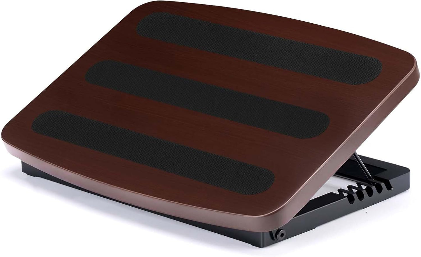 Adjustable Foot Rest for Under Desk at Work,Ergonomic Foot Stool Under Desk for Office with 6 Angles,Wooden Footrest Suitable for Home,Office