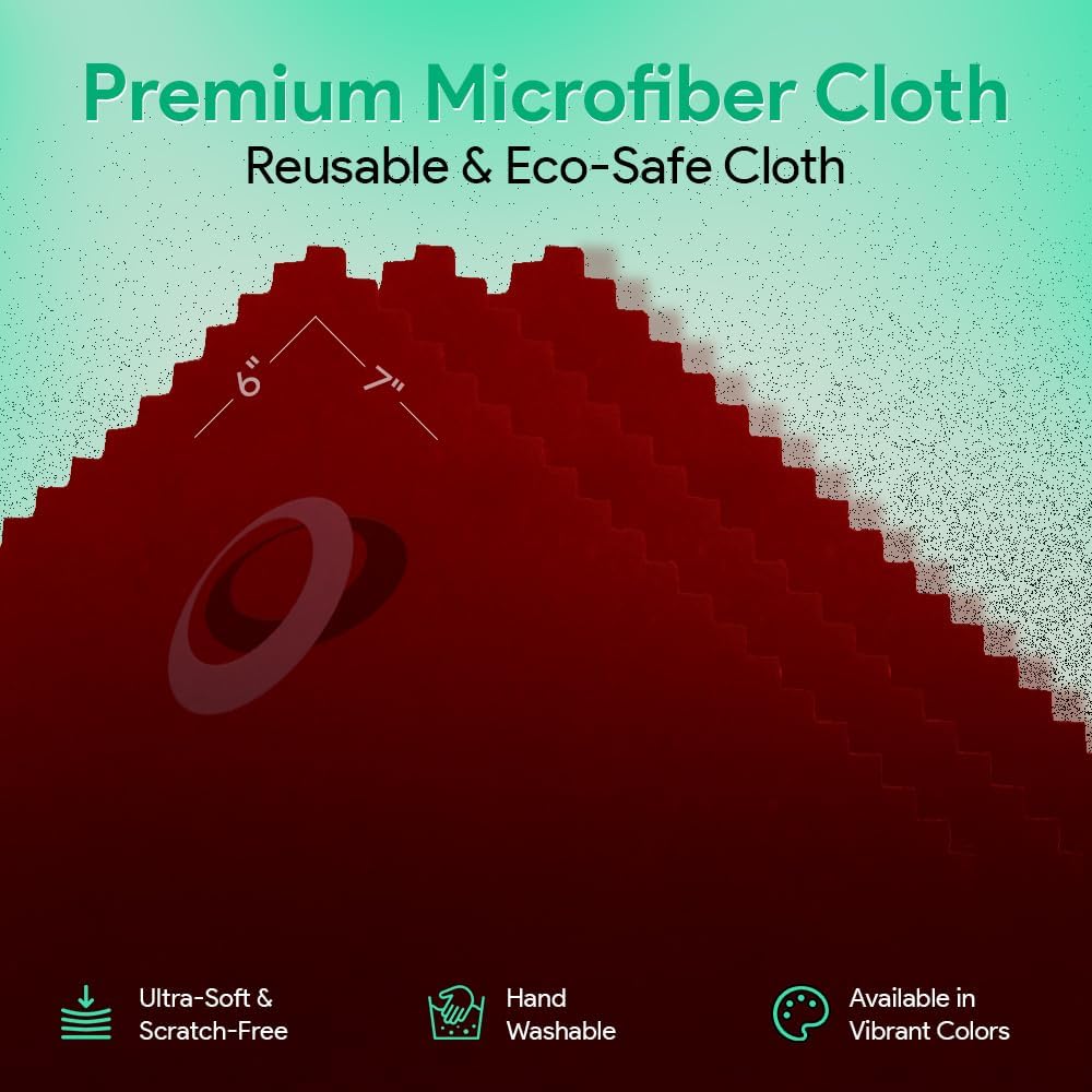 Sparkle Anti-Reflective Lens Cleaner Spray kit | (1) 2oz Glasses Cleaner Spray + (1) Microfiber Cloth for Eyeglasses, Sunglasses, Lenses, Screens and Camera Cleaning Kit (2 Piece Set)