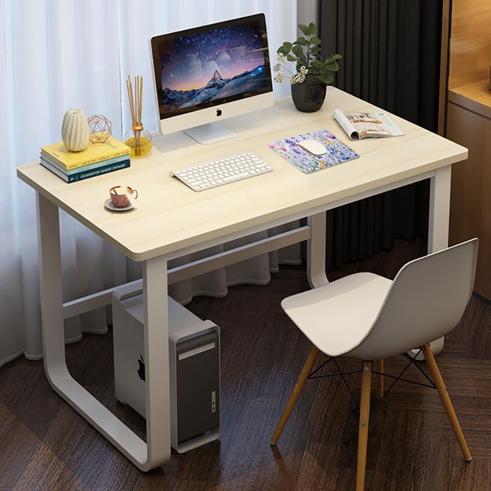 Mouse Pad, Gaming Mouse Pad, Non-Slip Rubber Base Mouse Mat with Designs for Laptop, Computer & Office, 9.5 x 7.9 x 0.12 inches (Nice Flowers)