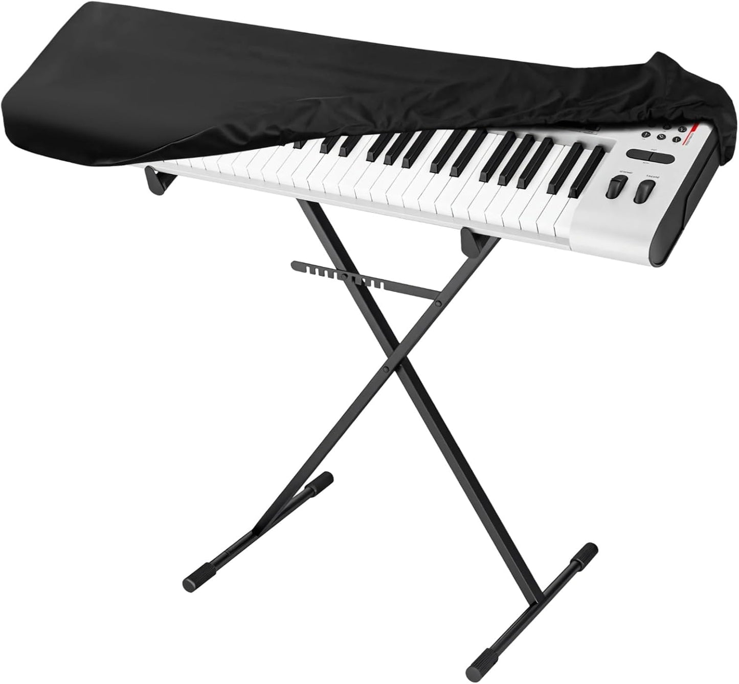 Piano Keyboard Dust Cover, 88 Key Electronic Piano Dust Cover, Waterproof Shield, Oxford Cloth, Ideal for Home and Studio, Black