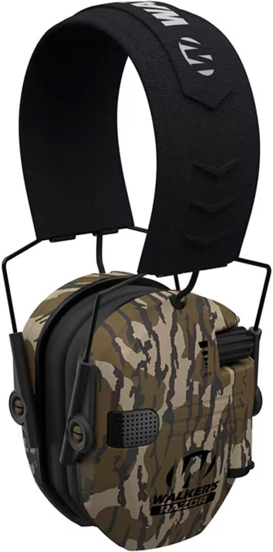 Walker's Razor Slim Ultra Low Profile Compact Design Adjustable Range Shooting Hunting Hearing Protection Electronic Earmuffs