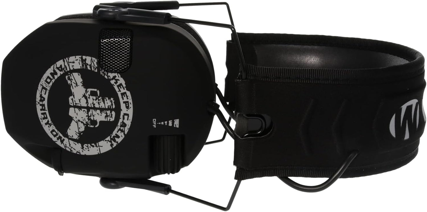 Walker's Razor Slim Ultra Low Profile Compact Design Adjustable Range Shooting Hunting Hearing Protection Electronic Earmuffs