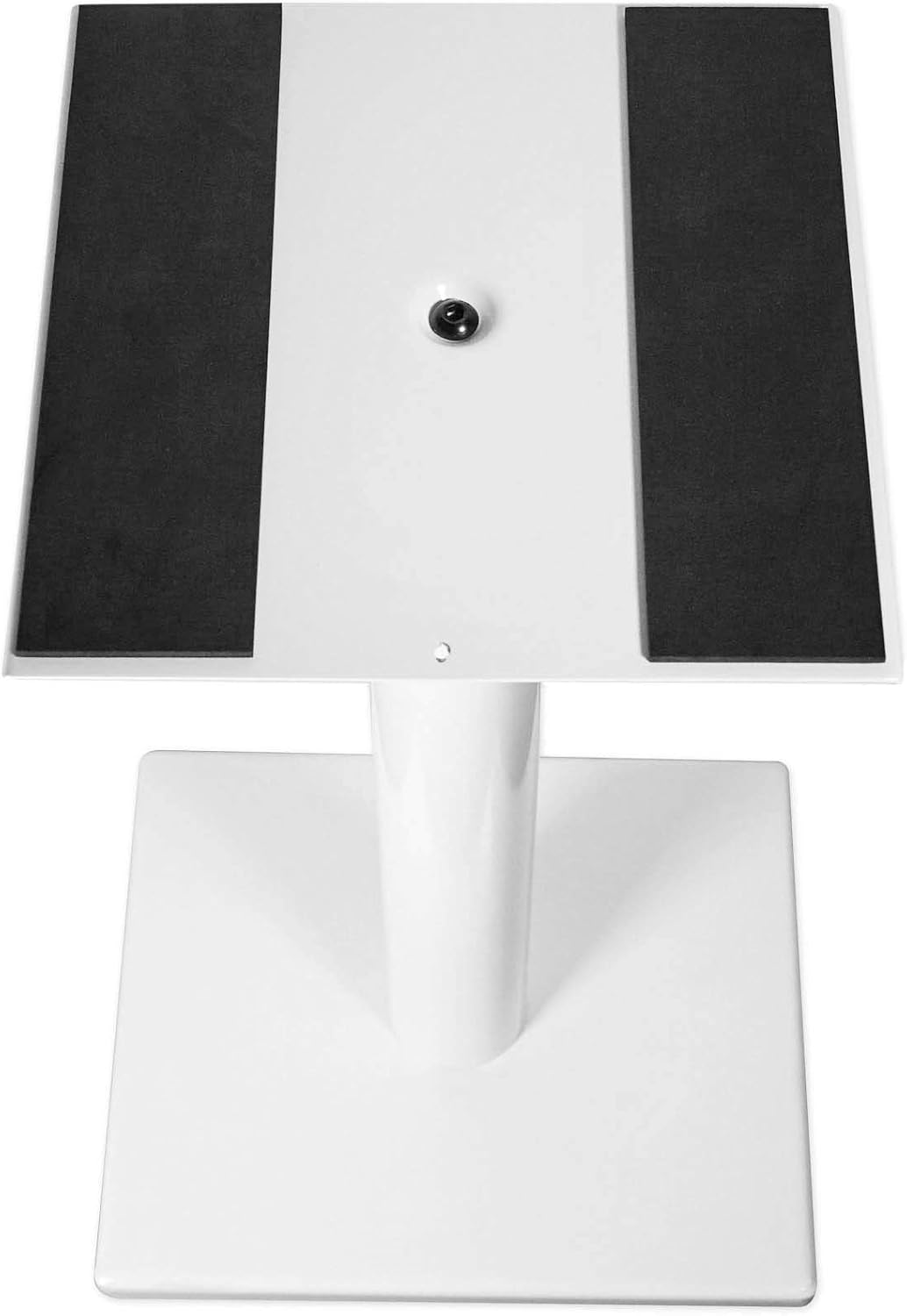 Rockville RS21W 21 inch Steel Bookshelf Speaker Stands, 60 lbs Capacity, Anti-Vibration Foam, Cable Management, for Home Audio and Studio Monitoring