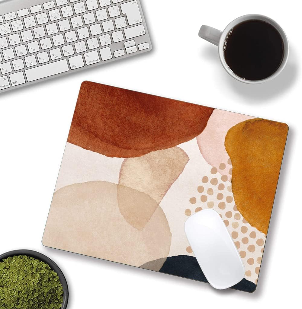 Mouse Pad, Premium-Textured Mouse Mat, Non-Slip Rubber Base Mousepad for Laptop, Computer & PC,9.5×7.9 in,Abstract Art