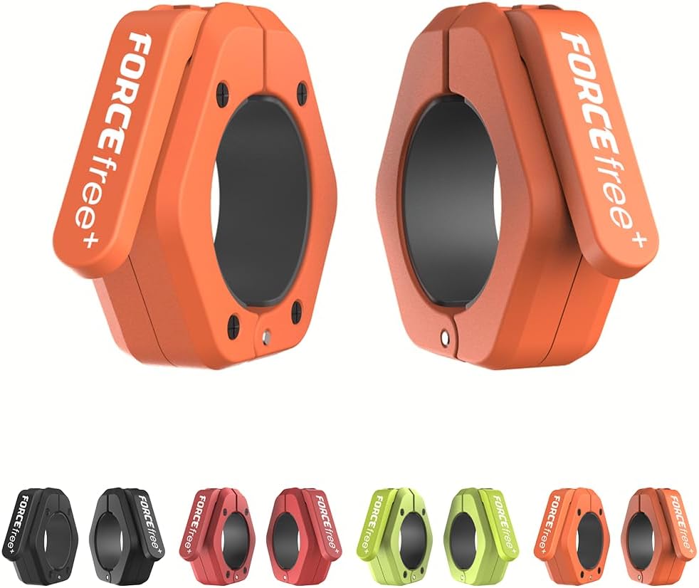 Magnetic Barbell Clamps 2 Inch Olympic – Quick Release Barbell Collars with Anti-Slip TPR Lining | Heavy Duty Weight Clips for Bars for Pro Gym Equipment