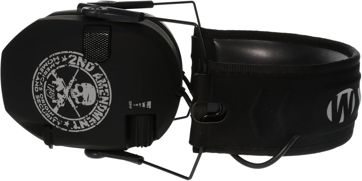 Walker's Razor Slim Ultra Low Profile Compact Design Adjustable Range Shooting Hunting Hearing Protection Electronic Earmuffs