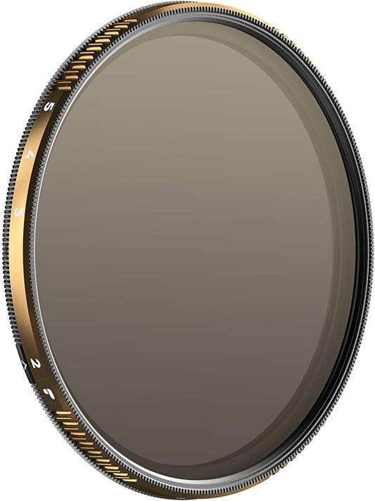 PolarPro 82mm Peter McKinnon VND Camera Filter - 2-5 Stop Variable Neutral Density Lens Filter for DSLR/Mirrorless Professional Video – PMVND Signature Edition II for Cinematic Shutter Speed Control