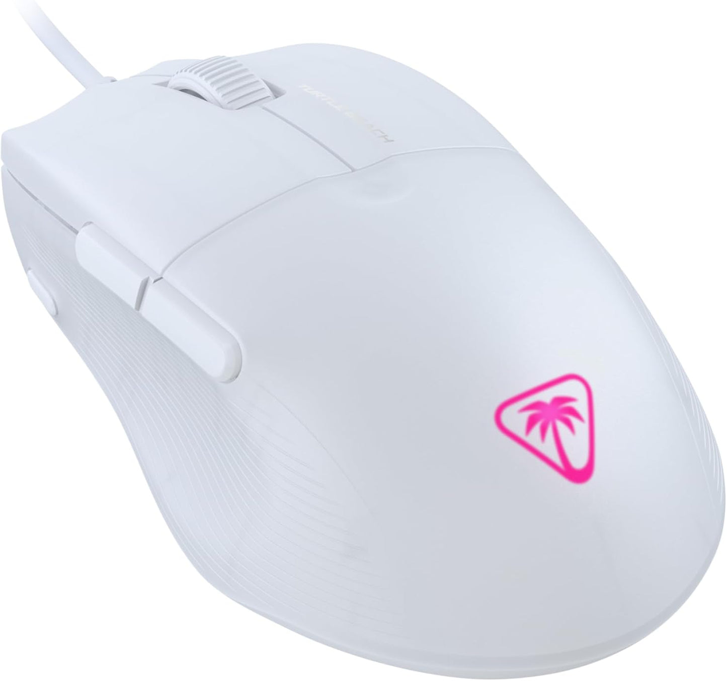 Turtle Beach Pure SEL - Ultra-Light Ergonomic RGB Gaming Mouse, 8K DPI Optical Sensor, Mechanical Switches, Pretension System, Pure PTFE Glides, RGB Illumination – White