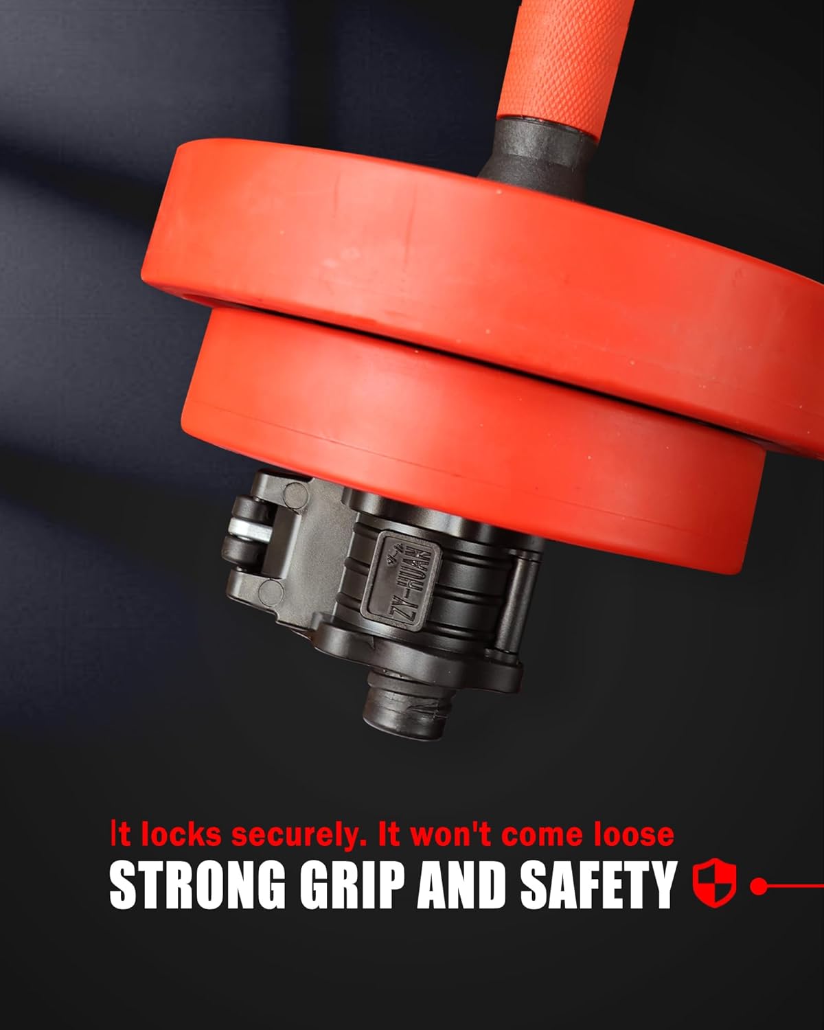 Adjustable Barbell Clips (2-Pack), Fits 0.98-1.1" Olympic & Standard Bars, Secure Locking Collars for Weight Lifting Strength Training