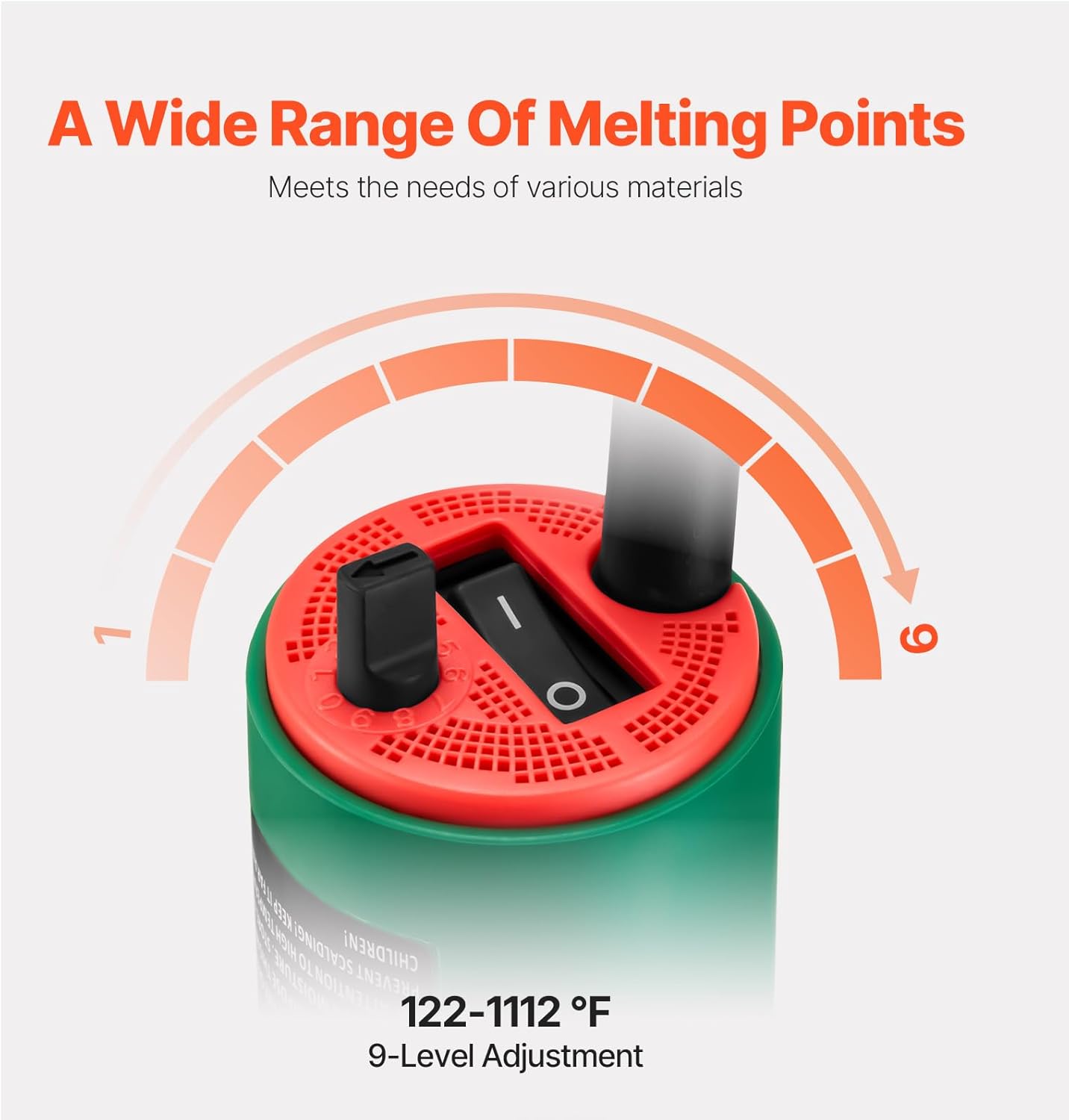 VEVOR Hot Air Plastic Welder, 1600W Hot Air Torch Pistol, 122-1112℉ PVC TPO Vinyl Heat Gun Welding Torch, Plastic Roofing Welding Kit with 11 Accessories- Toolbox, Nozzle, Roller, Blades for PP/PE/PVC