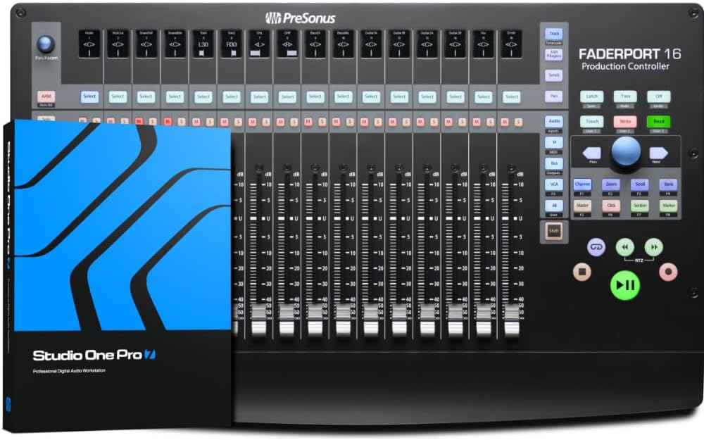 PreSonus FaderPort 16 DAW Controller with Studio One Pro Software