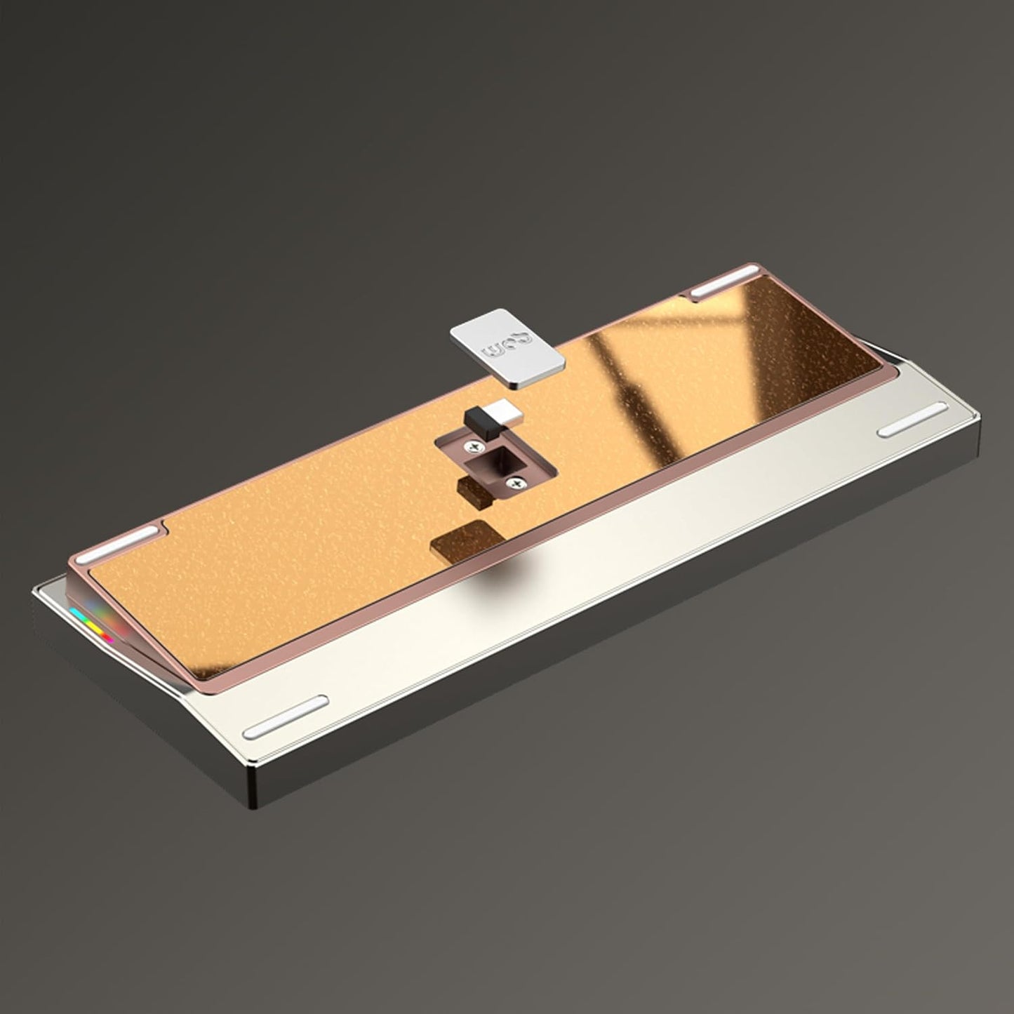 KEEBMONKEY WOBKEY Crush 80 Reboot CNC Aluminum 5-Second Quick-Release Triple-Mode Connectivity Mechanical Keyboard with Superior Acoustics (Pro Navy)