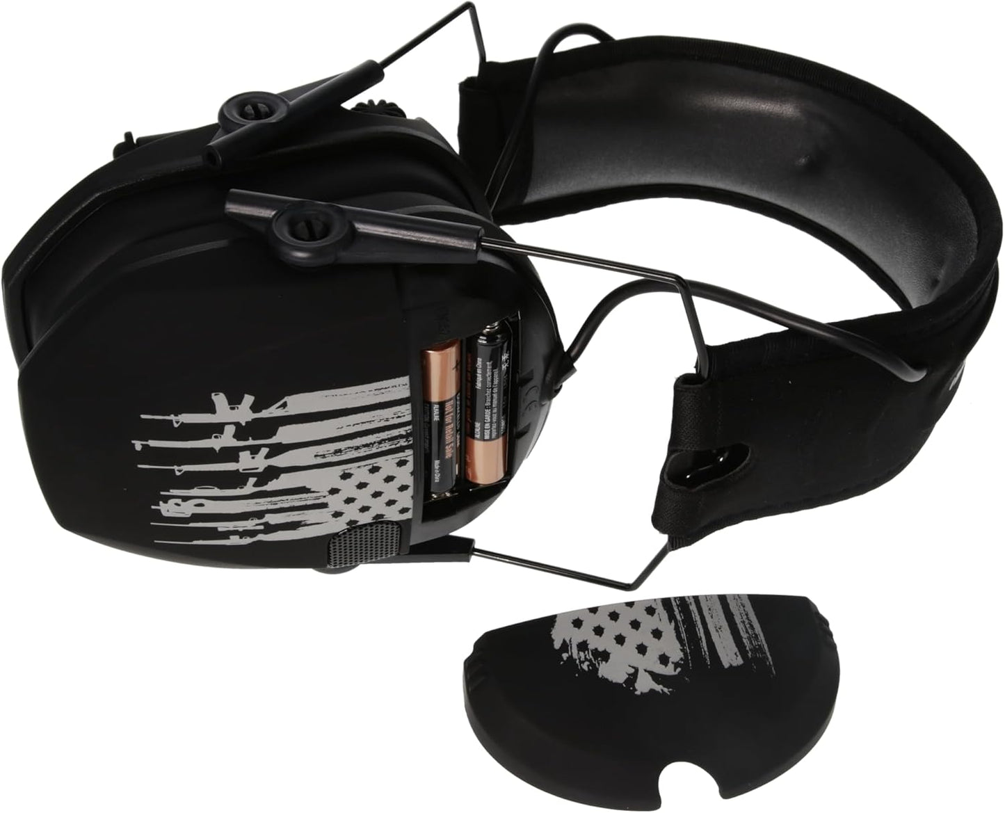 Walker's Razor Slim Ultra Low Profile Compact Design Adjustable Range Shooting Hunting Hearing Protection Electronic Earmuffs