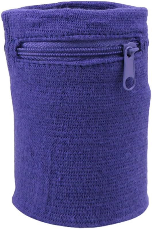 Suddora Zipper Wrist Pouch - Sweatband/Wristband Wallet for Keys, ID, Cards, Cash