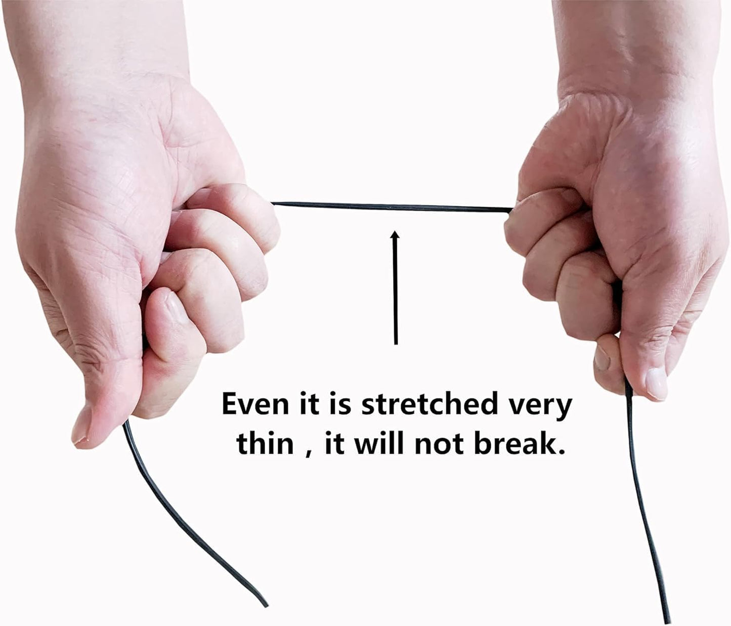 FLYZZZ Screen Spline 0.125" x 25' Spline for Window Screen Door Repair, Round，Black，Suitable for Regular Groove Width 0.122''-0.133''