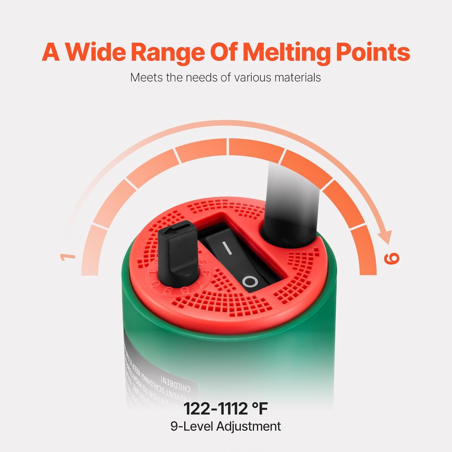 VEVOR Hot Air Plastic Welder, 1600W Hot Air Torch Pistol, 122-1112℉ PVC TPO Vinyl Heat Gun Welding Torch, Plastic Roofing Welding Kit with 14 Accessories- Toolbox, Nozzle, Roller, Blades for PP/PE/PVC