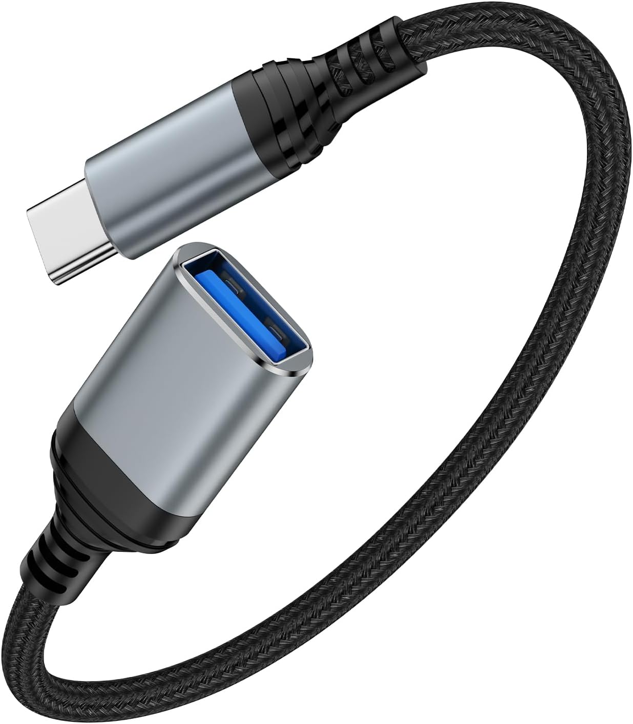 USB to USB C Adapter, Fast 5Gbps USB 3.0 OTG Adapter, USB A Female to Type C Dongle for iPhone 16/15, MacBook Pro/Air, iPad Pro/Air, Galaxy, Pixel and More