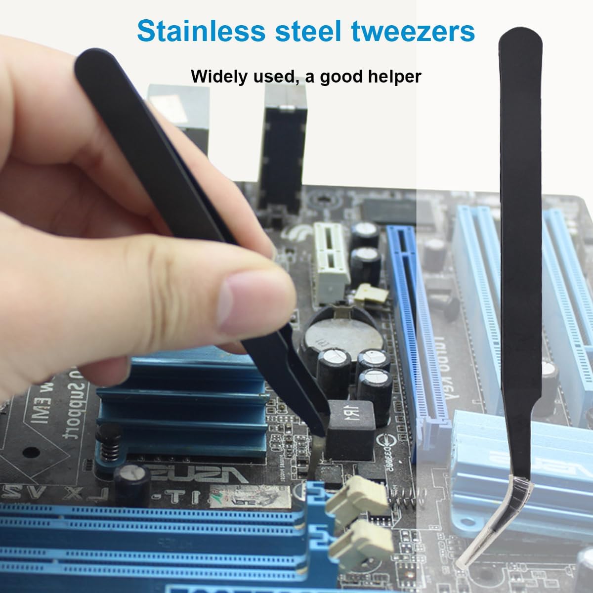 Soldering Iron Kit 60W with Interchangeable Iron Tips, Stand, Solder Tube, Welding Wire, 15-in-1 Adjustable Temperature Soldering Gun Welding Iron Kit for any Hobby Enthusiast 110V