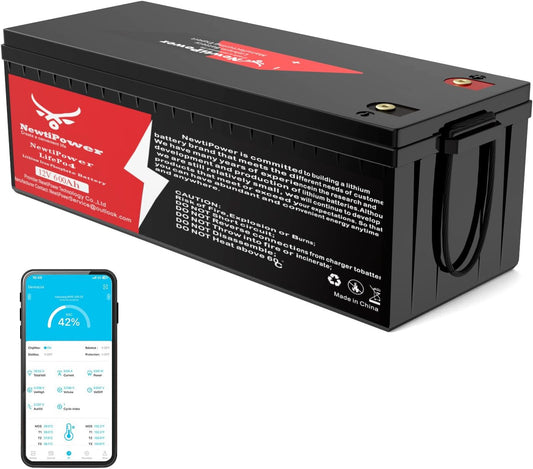 12V 600Ah Lithium LiFePO4 Battery with 250A BMS Grade A Cells Deep Cycle Rechargeable Battery,10000+ Cycles,Perfect for Golf Cart,Off Grid Applications (12.8V 600Ah-BLU)