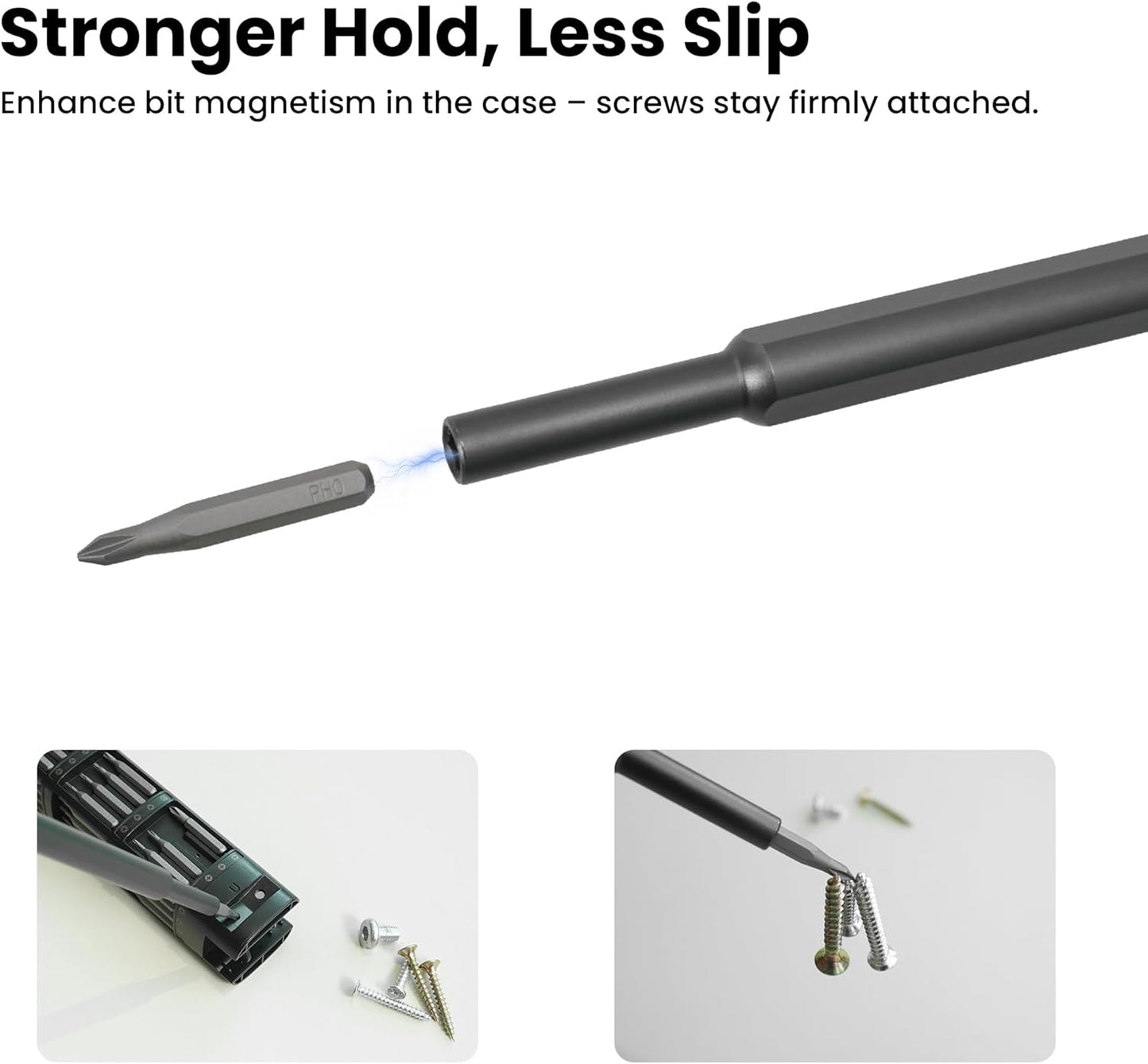 46-in-1 Precision Screwdriver Set with S2 Steel Bits & Security Bits, Mini Tool Kit for Electronics, Computers, Phones, Home/Dorm DIY, Magnetic Screwdriver with Portable Box, Great Gift for Men