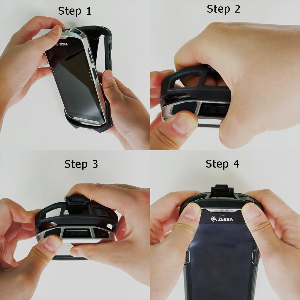 Case for Zebra TC51 TC510K TC52 TC52X TC56 TC57 TC57X TC520 TC520K – Rugged Protective Cover with Strap, Bumper, Boot-Style Holster, Handheld Barcode Scanner Accessory SG-TC51-EXO1-01 (Green)