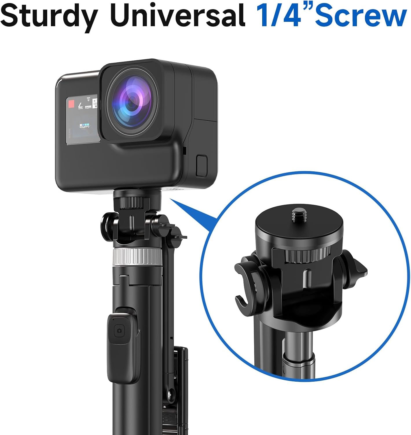 Tripod for iPhone, Selfie Stick for iPhone with Remote, Phone Tripod for Recording, Compatible with All Cell Phone and Camera, X60 (72")