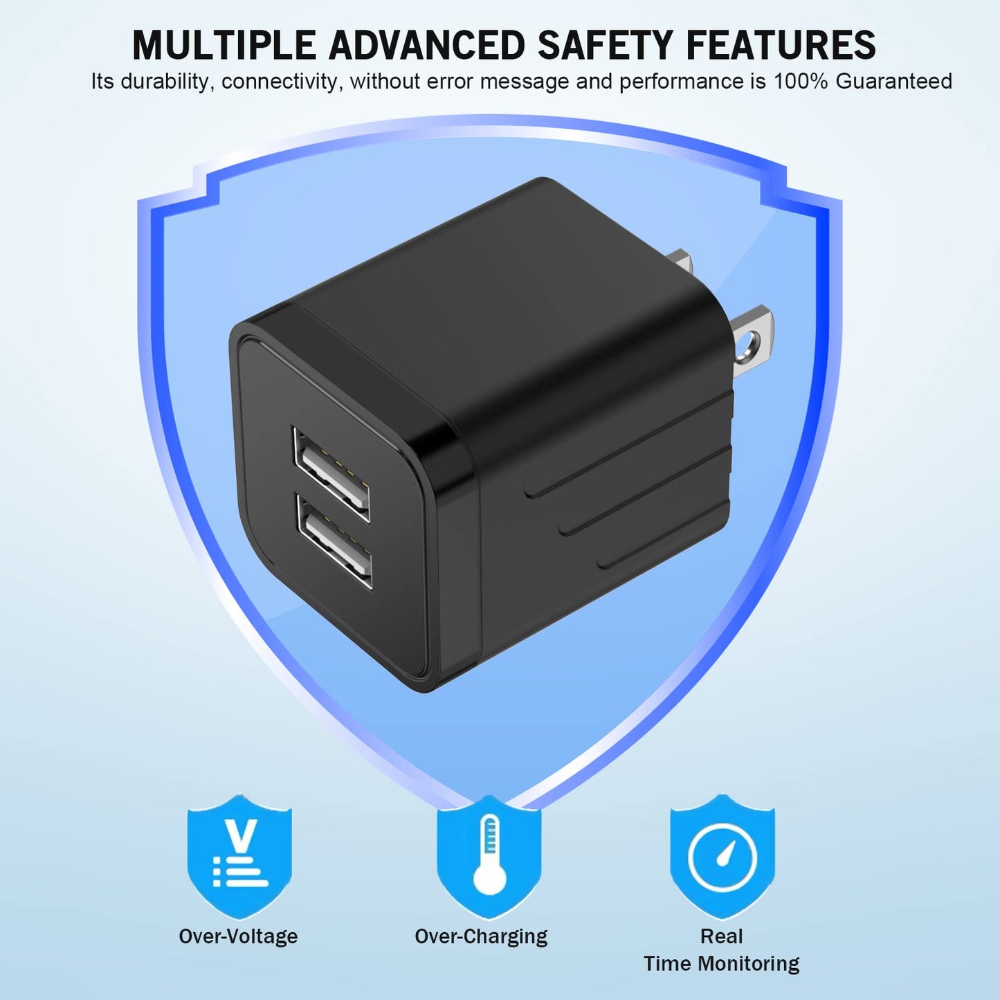 iPhone Fast Charger,2Pack 10FT iPhone Charge 2.1A Dual Port USB Wall Charger Block Plug Adapter with Long Fast Charging Lightning Braided Cable Cord for iPhone 14 13 12 11 Pro Max XS XR 8 7 Plus iPad