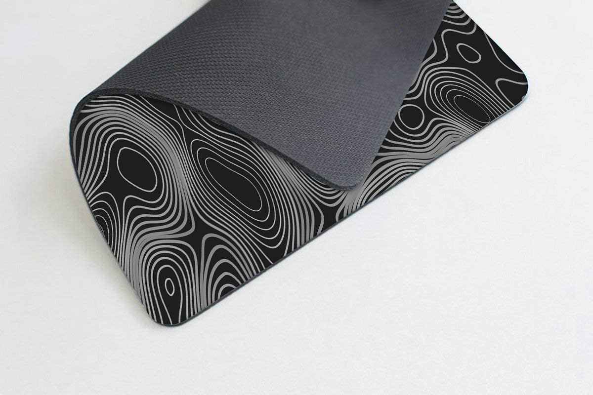 Topographic Mouse pad Customized Mousepad Non-Slip Rubber Base Mouse Pads for Computers Laptop Office Desk Accessories Mouse pad