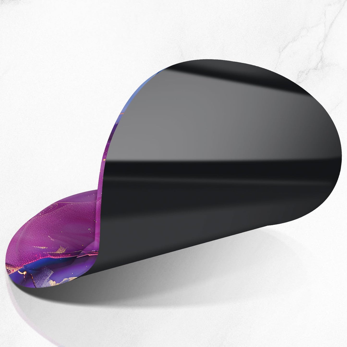 ITNRSIIET Ergonomic Mouse Pad with Comfort Gel Wrist Rest, Non-Slip PU Base, Smooth Textured Surface, Reduces Hand Fatigue & Wrist Pain, 8.7 x 7.2 Inch for Office Gaming Home, LiquidGold