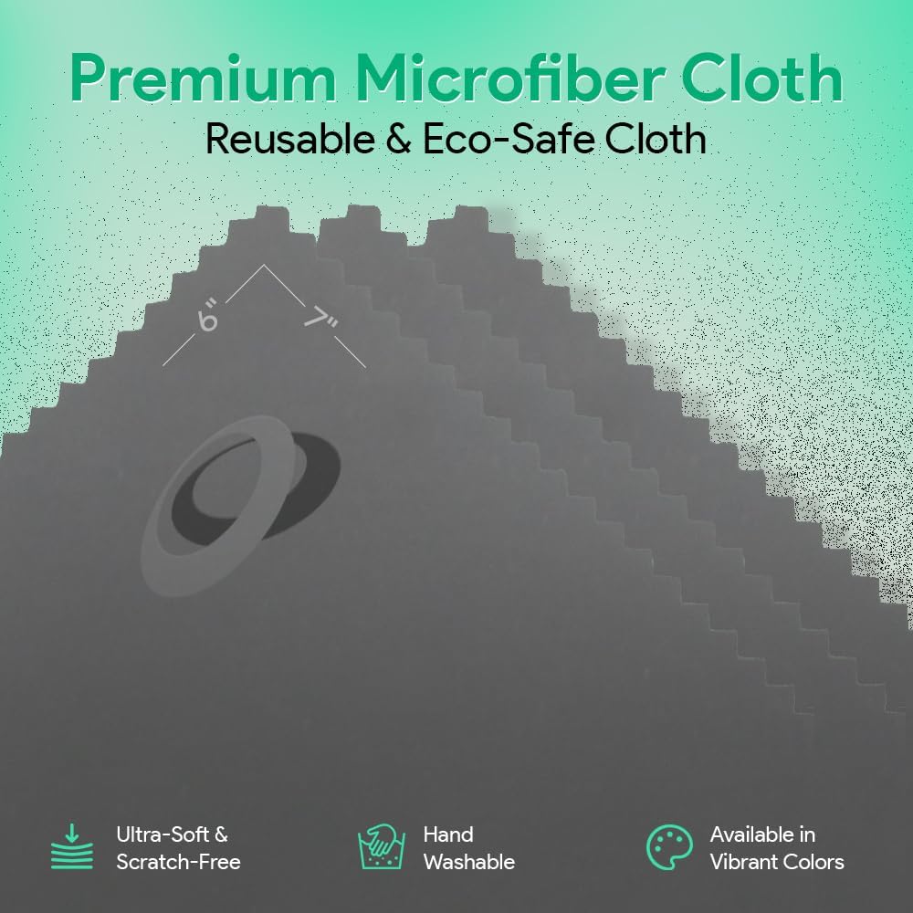 Sparkle Anti-Reflective Lens Cleaner Spray kit | (2) 1oz Glasses Cleaner Spray + (2) Microfiber Cloth for Eyeglasses, Sunglasses, Lenses, Screens and Camera Cleaning Kit (4 Piece Set)