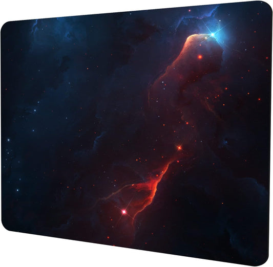 Space Galaxy Mouse Pad Personalized Design Customized Square Office Rubber Mouse Pad 9.5x7.9 Inch
