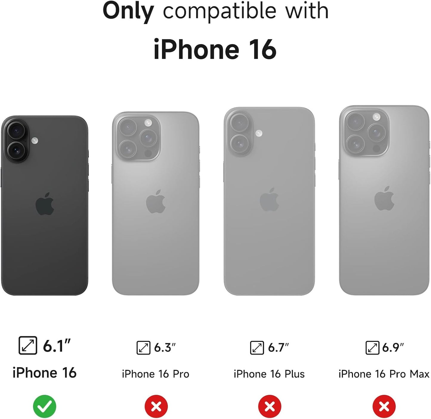 SURITCH for iPhone 16 Case with Magnetic Camera Slide Cover and Adjustable Kickstand, Compatible with MagSafe, Shockproof Bumper Case Slim Protective Cover 6.1 Inch, Blue